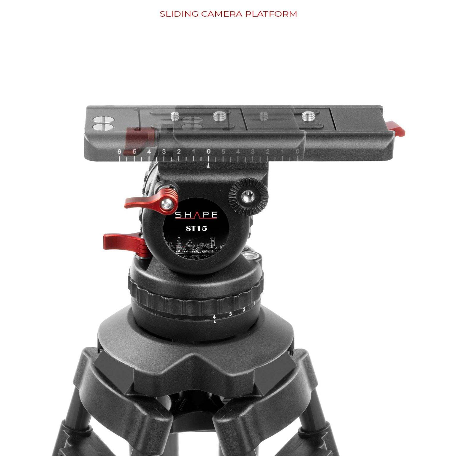 SHAPE Tripod Pro Video with Fluid Head 15 kg - SHAPE wlb