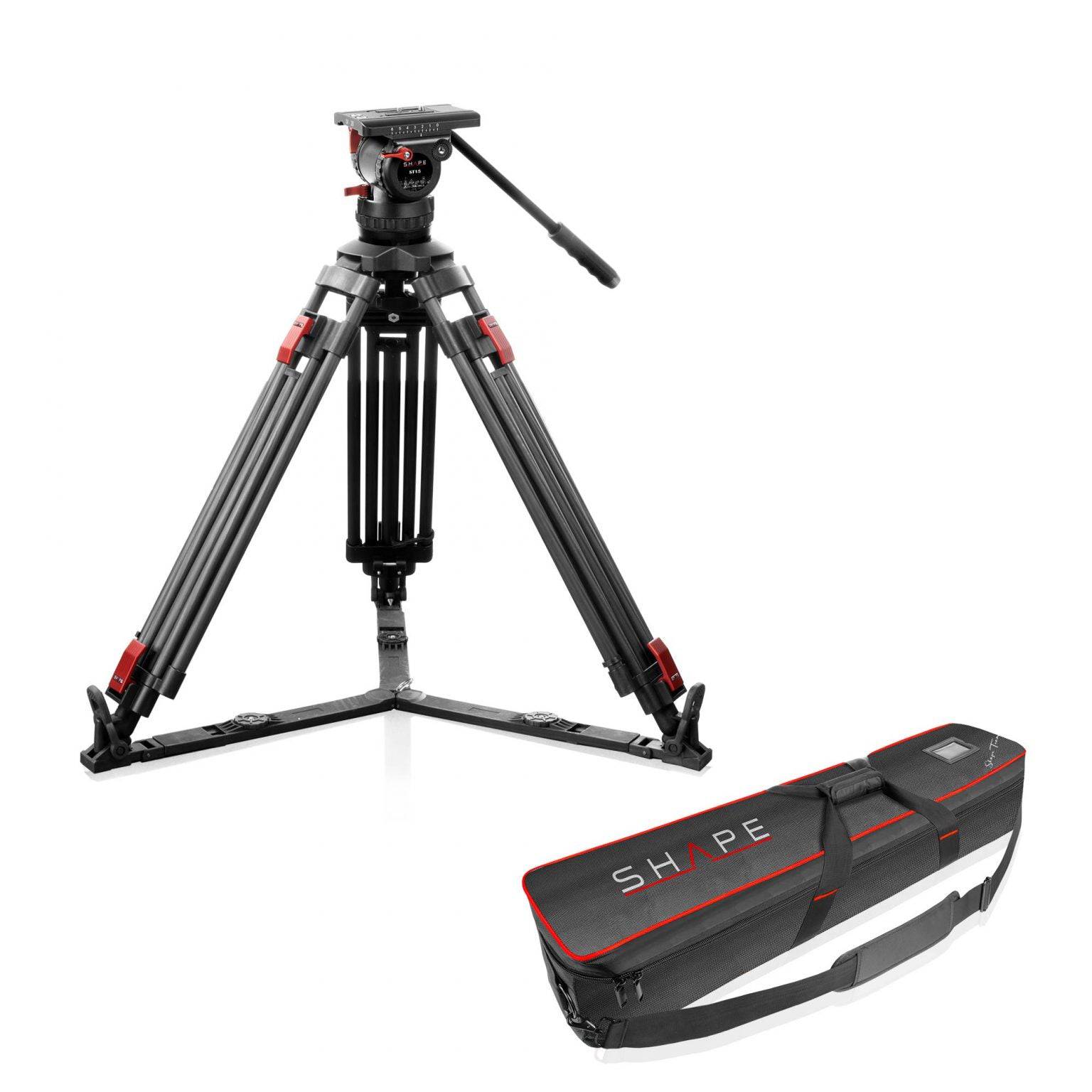 SHAPE Tripod Pro Video with Fluid Head 15 kg - SHAPE wlb