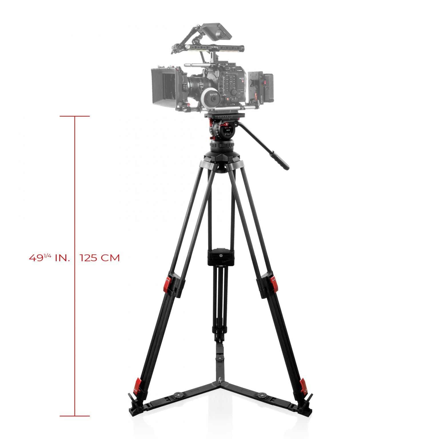 SHAPE Tripod Pro Video with Fluid Head 15 kg - SHAPE wlb