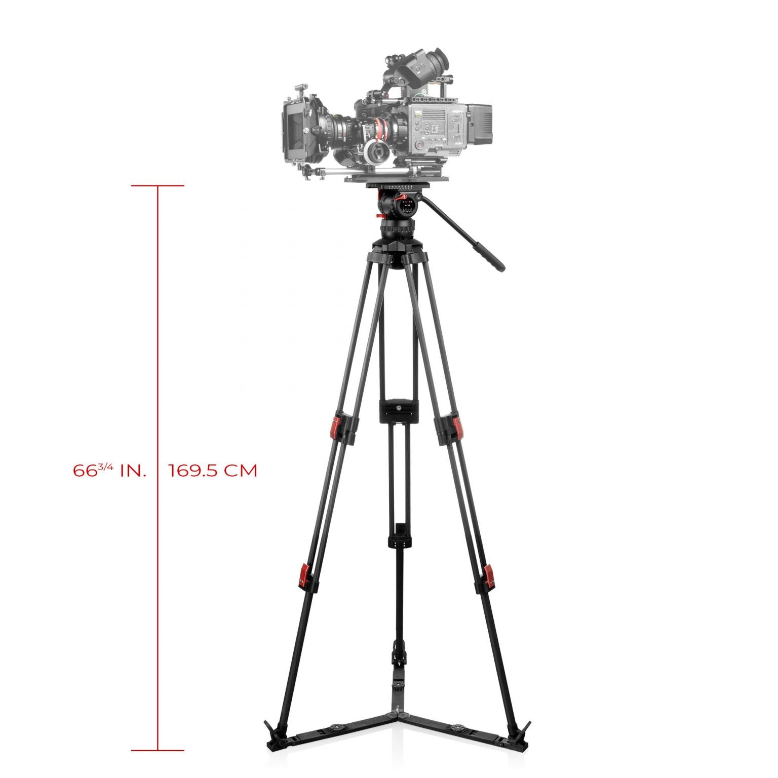 SHAPE Tripod Pro Video with Fluid Head 20 kg - SHAPE wlb