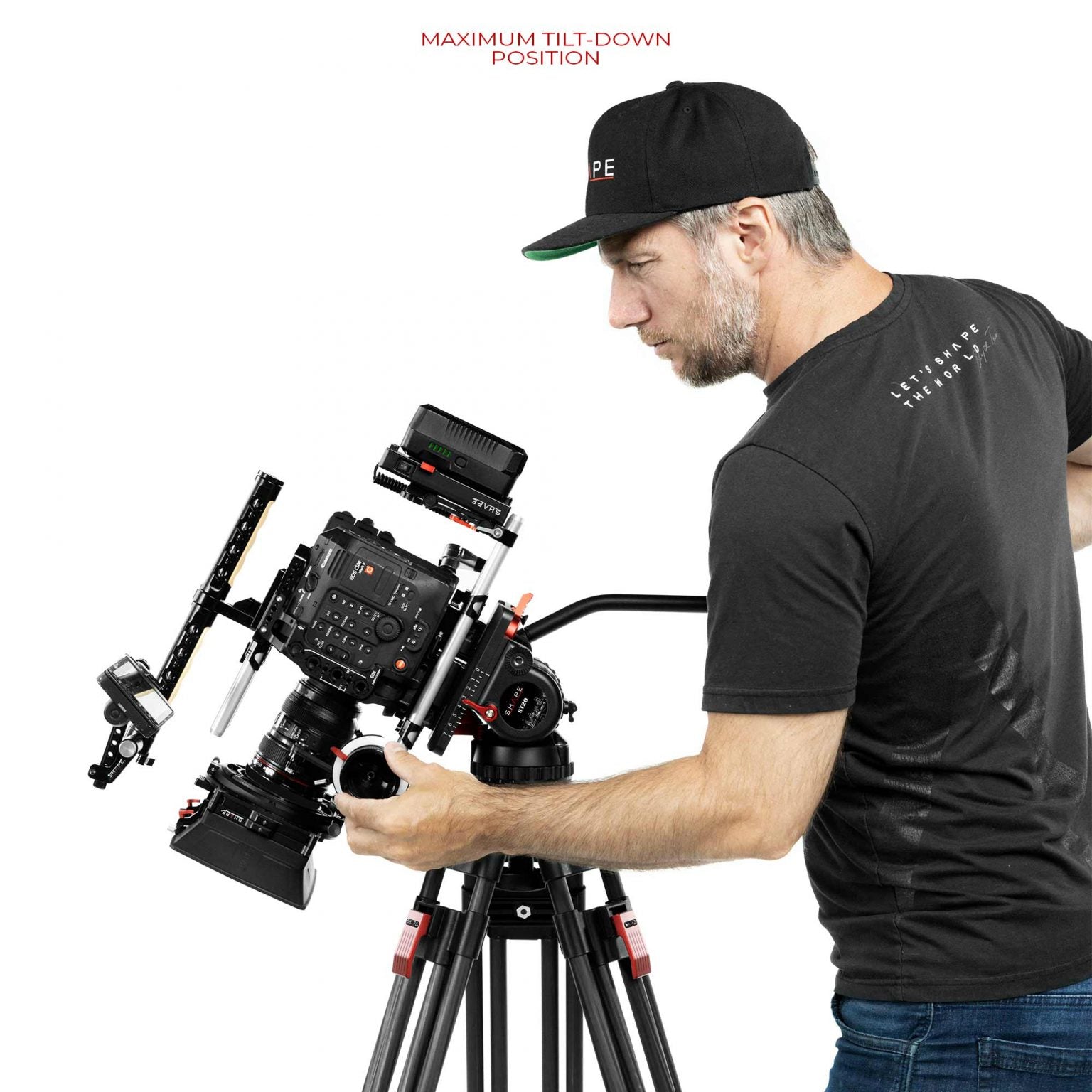 SHAPE Tripod Pro Video with Fluid Head 20 kg - SHAPE wlb