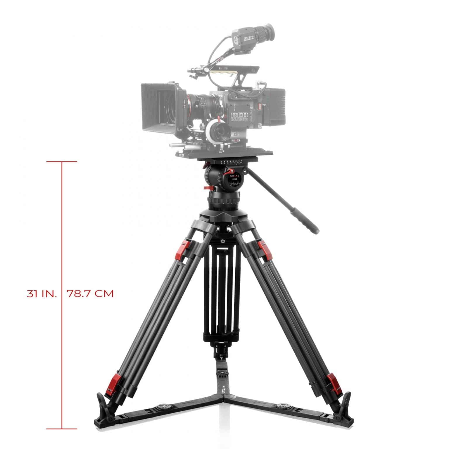 SHAPE Tripod Pro Video with Fluid Head 20 kg - SHAPE wlb