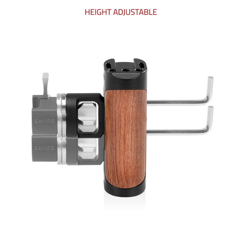 SHAPE Universal Side Wooden Handgrip ARRI Rosette Handle SHAPE wlb