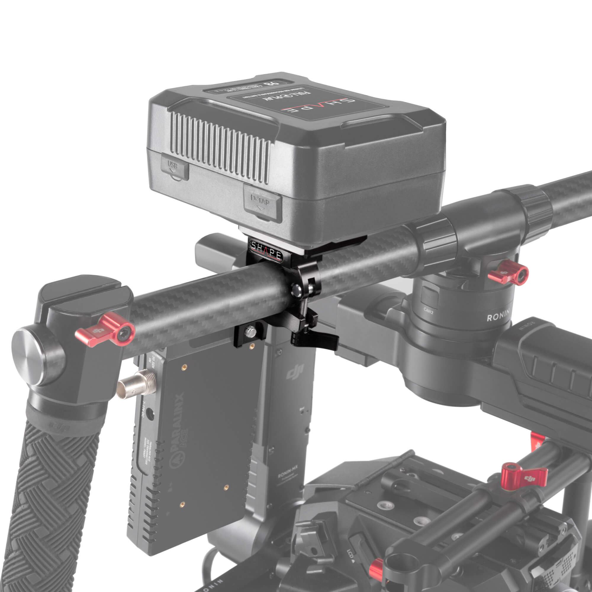 SHAPE V - Mount Battery Dock Clamp for Gimbal Handlebar - SHAPE wlb