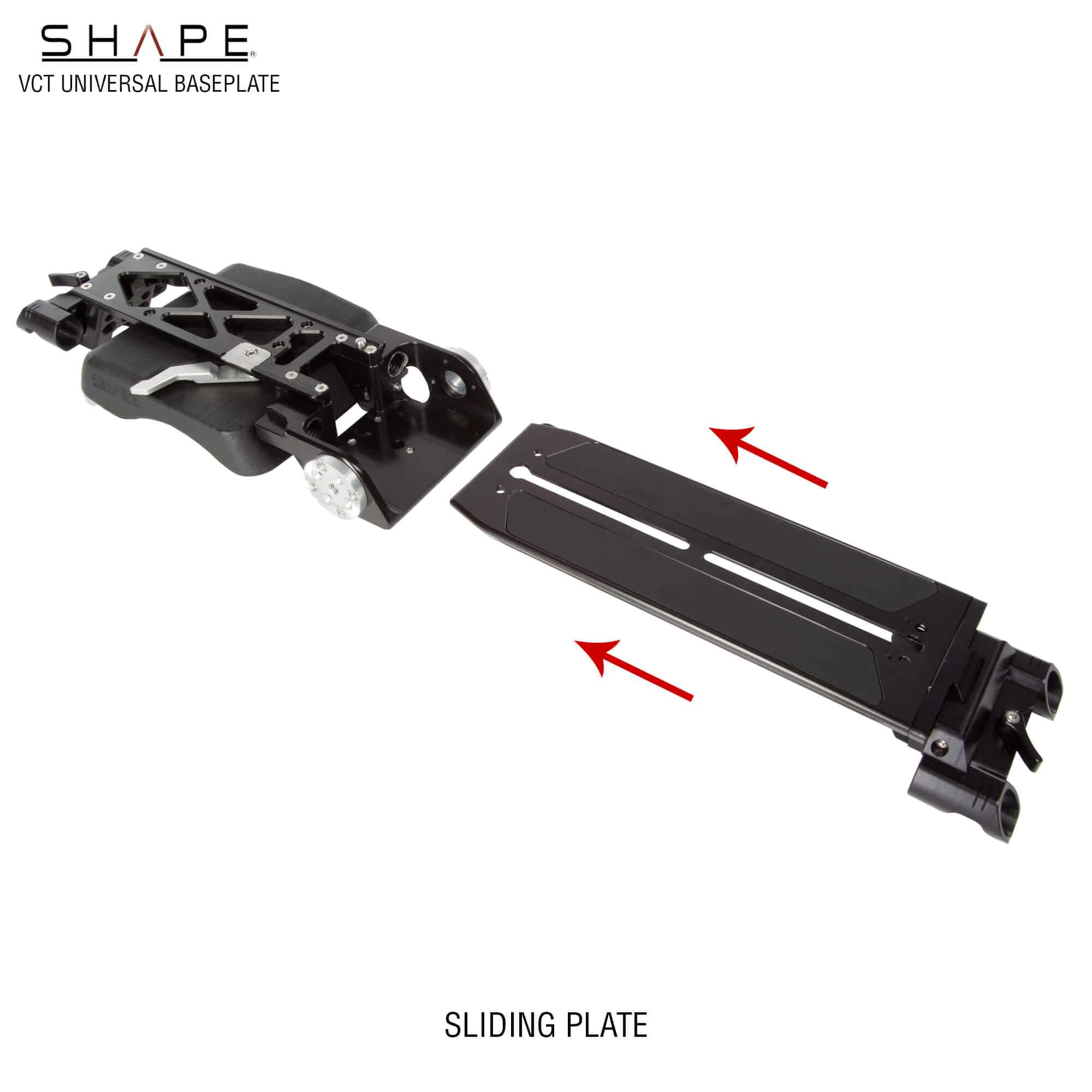 SHAPE VCT Universal Baseplate with Handles Baseplate SHAPE wlb   